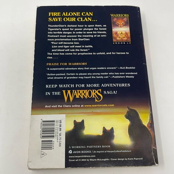 3/$15 WARRIORS: The Darkest Hour. Book 6. - Picture 2 of 5
